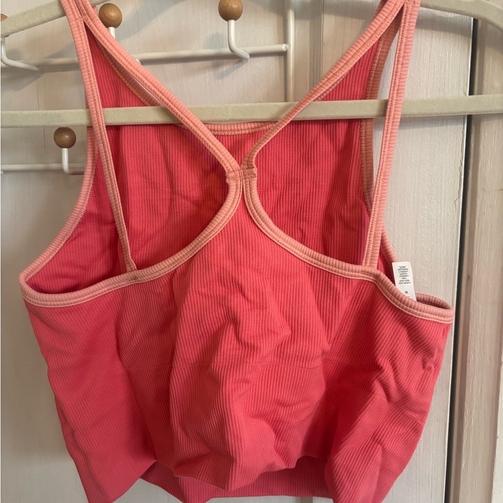 Athleta Coral Ribbed Tank Top - Picture 2 of 3